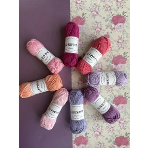 Bibu Punch Bibupunch Filyarn 8'li Ip Seti ( Pembe Tonlar )