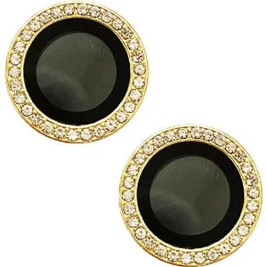 Case 4U Apple iPhone 14 Taşlı Kamera Lens Koruyucu CL-06 Altın