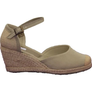 Gökçe Kundura Kadın Keten Sandalet Terlik