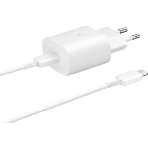 Typec 25W Hızlı Şarj Aleti Beyaz + Type C Kablo