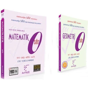 Karekök Yayıncılık Matematik ve Geometri Sıfır Seti 2 Kitap