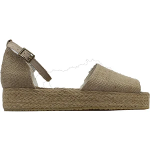 Gökçe Kundura Yazlık Keten Sandalet