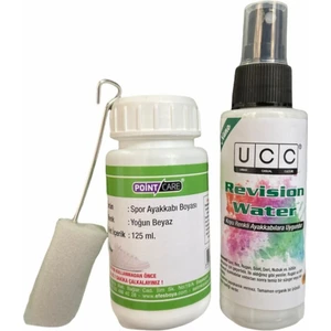 Point Care Point Yoğun Beyaz Ekstra Boya 125 gr + Spor ve Süet Ayakkabı Yenileyici ve Temizleyici Sprey 100 ml