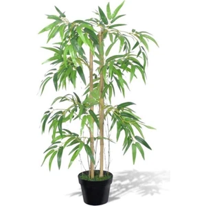 Yapay Ağaç Bambu Ağacı 2 Gövdeli Salex Li 90X30CM Siyah Plastik Saksılı