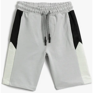 Pamuklu Şort Beli Bağlamalı