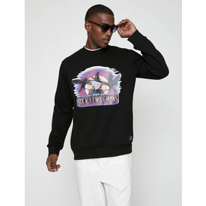 Rick and Morty Sweatshirt Şardonlu Lisanslı Baskılı
