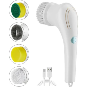 Situ Store Elektrikli Banyo Temizleme Fırçası - Beyaz (Yurt Dışından)