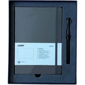 A5 Defter Safari Roller Kalem Set Mat Siyah