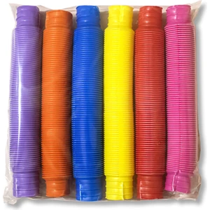 6'lı Pop Tubes Bükülebilir Eğlenceli Boru
