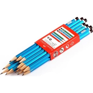 Faber-Castell Mercanlı Kurşun Kalem Mavi 12 Adet