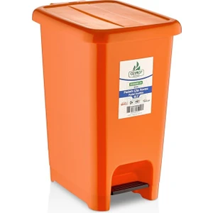 Slim Pedallı Çöp Kovası Renkli (30 Lt)Ceymop