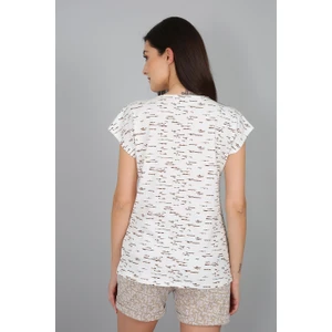 Banada Moda Desenli V Yaka TShirt