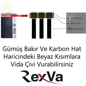 Gazi Kuluçka Karbon Isıtıcı Film 75X80 cm Hazır Kablo Fişli Kafes Kümes Isıtıcı