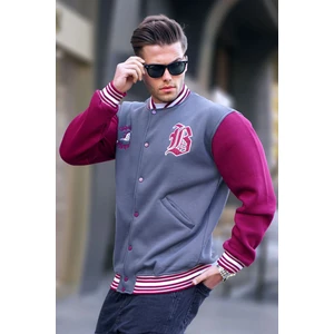 Füme Önü Nakışlı Erkek Kolej Ceket 6036