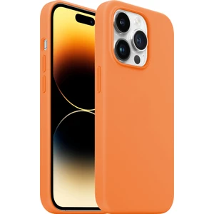 Buff iPhone 14 Pro Rubber Fit Kılıf Light Orange