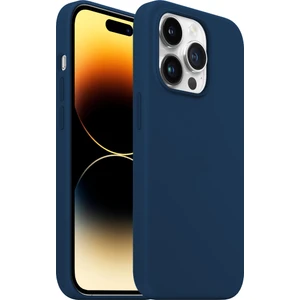 Buff iPhone 14 Pro Rubber Fit Kılıf Navy Blue