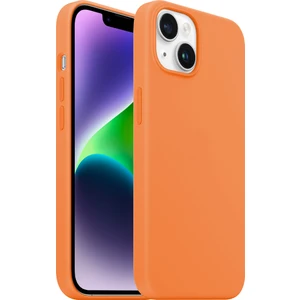 Buff iPhone 14 Plus Rubber Fit Kılıf Light Orange