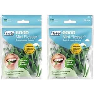 Good Mini Flosser 36 Adet | Çatallı Diş Ipi 2 Kutu