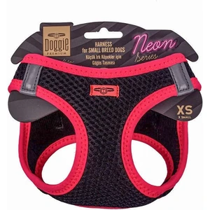 Havalı Dokuma Neon Serisi Küçük Irk Göğüs Tasması Xs Beden Pembe 30-34 cm