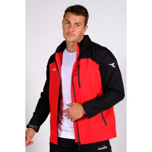 Elite -  Kırmızı-Siyah Spor Yağmurluk - Elitedd