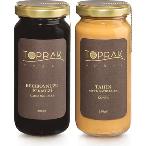 Toprak Doğal Keçiboynuzu Pekmezi, Tahin Set