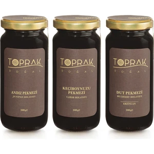 Toprak Doğal Dut Pekmezi , Keçiboynuzu Pekmezi, Andız Pekmezi Seti