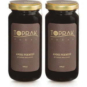 Toprak Doğal Andız Pekmezi 2'li Set - Şekersiz Andız Özü , SOĞUK SIKIM Andız 600 G - Şeker İlavesiz