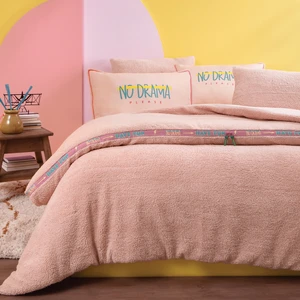 Bedding Coverme Drama Tek Kişilik Battaniye Nevresim Takımı - Pudra