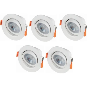 5 Adet Ct 5204 Cata 5 W Sıva Altı Led Spot Beyaz 6500k