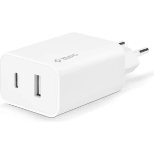 Smartcharger Duo Usb-C+Usb-A Seyahat Şarj Aleti 2.4A Beyaz 2 Yıl Garantili
