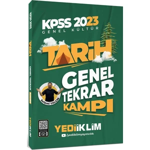 Yediiklim Yayınları KPSS 2023 Genel Tekrar Tarih Kampı