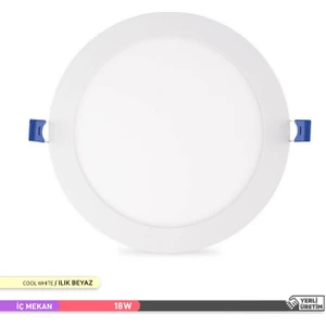 Ap01-01810 18W 4000K Sıva Altı Yuvarlak Led Panel Armatürü