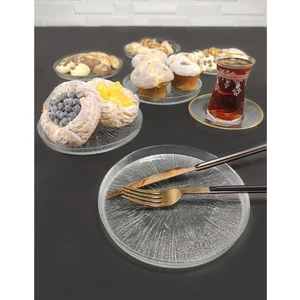 Rexy 6'lı Cam Pasta Tabağı 16 cm - AKC523