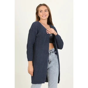Neşeli Butik Kadın Lacivert Yeni Sezon Selanik Triko Hırka RY0035