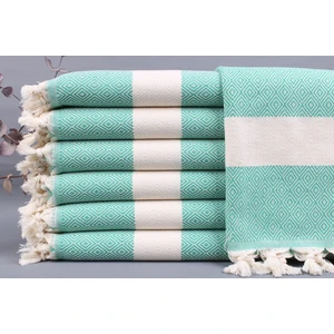 Benetton Yeşili Küçük Havlu, Kurulama Bezi, 50X90 cm Pamuk Peçete, Nedime Hediyesi,