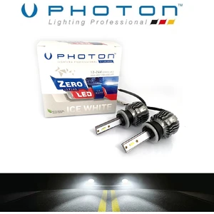 H27 LED Xenon Oto Ampul  Zero Fansız Beyaz