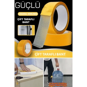 5cm x 5mt Çift Taraflı Izgara Bant Nano Teknolojili Süper Güçlü Bant Extragüçlü Taşıyıcı