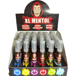 XL Mentol Mentol Topu Stant 6 Farklı Aroma 30 Tüp 1200'lü