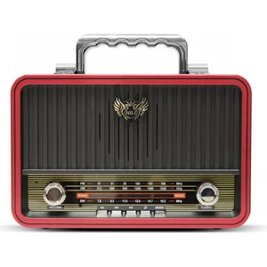 MD-1907BT Fm Bluetooth Hoparlör - Kırmızı