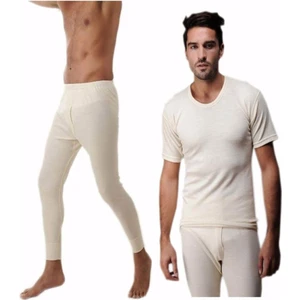 Erkek %100 Yün Kısa Kollu Fanila Tayt Içlik Set 1000 - 1001- 1 Set