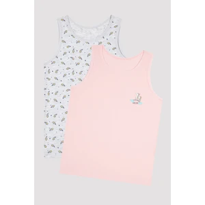 Çok Renkli Kız Çocuk G.unicorn 2li Atlet