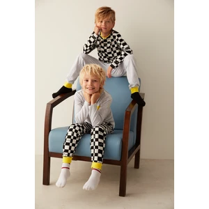 Çok Renkli Boys Skate Life 2li Pijama Takımı