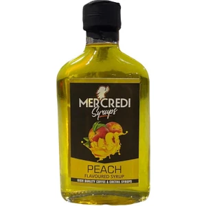 Peach Şeftali Kahve ve Kokteyl Şurubu 200 ml