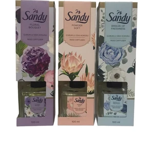 Bambu Çubuklu Oda Kokusu 3 x 100 ml (Pudra-Çiçek-Okyanus)