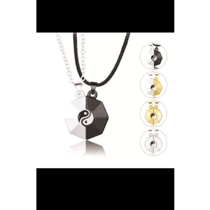 Mıknatıslı Best Friends Ying Yang Kolye Aksesuar Şık Hediyelik