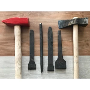 Çelik Taş Kırma Çekici Ahşap Taş Kırma Keskisi Murcu 6pcs