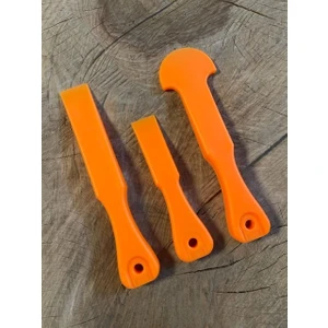 Kaporta Macun Çekme Spatulası Silikon Çekme Spatula 3lü