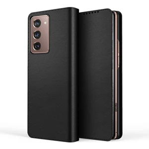 Samsung Galaxy Z Fold 2 Ayrılabilir Kart Yuvası Pu Deri Tam Darbeye Dayanıklı Koruma Cep Telefonu Kılıfı Kapağı (Yurt Dışından)