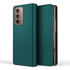 Samsung Galaxy Z Fold 2 Ayrılabilir Kart Yuvası Pu Deri Tam Darbeye Dayanıklı Koruma Cep Telefonu Kılıfı Kapağı (Yurt Dışından)