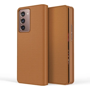 Samsung Galaxy Z Fold 2 Ayrılabilir Kart Yuvası Pu Deri Tam Darbeye Dayanıklı Koruma Cep Telefonu Kılıfı Kapağı (Yurt Dışından)